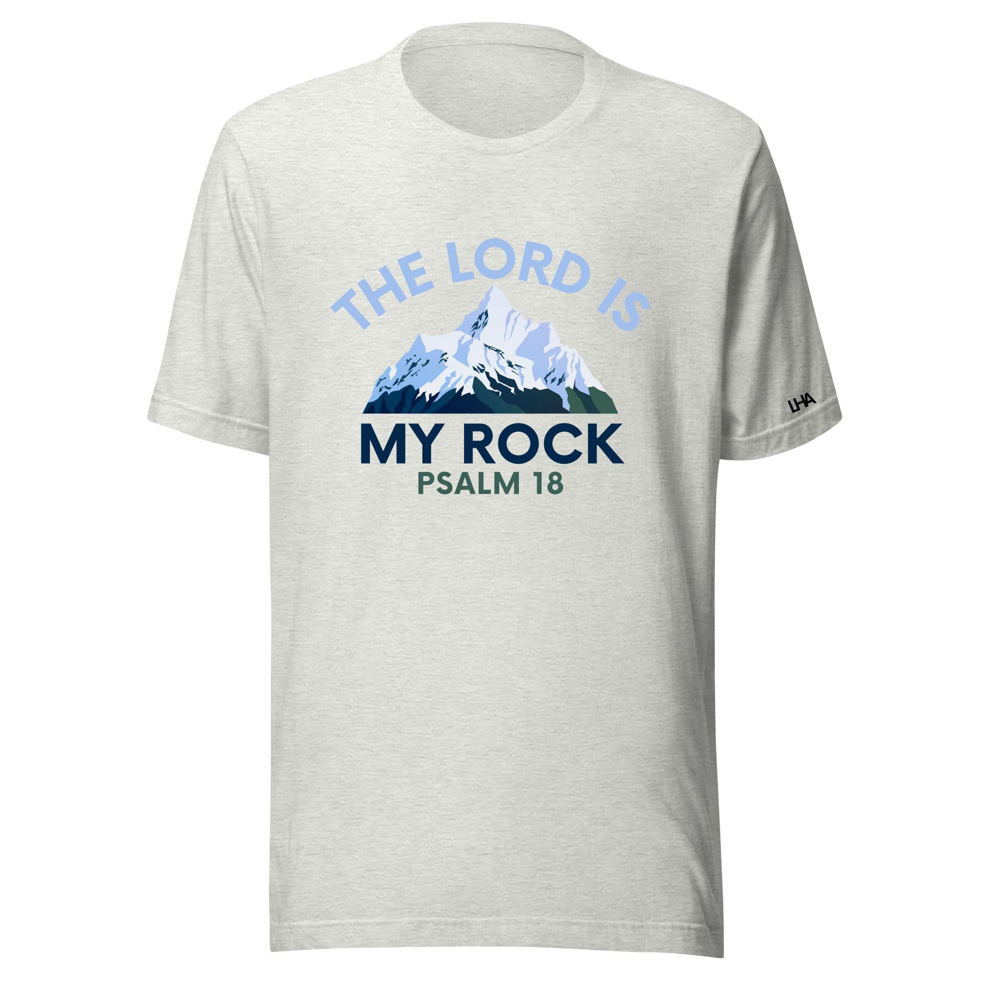 The Lord is My Rock - T-Shirt - Mountain Scene - Christian Shirt - Bible Verse T-Shirt Gift - Unisex Gift - Gift for Him - Gift for Her