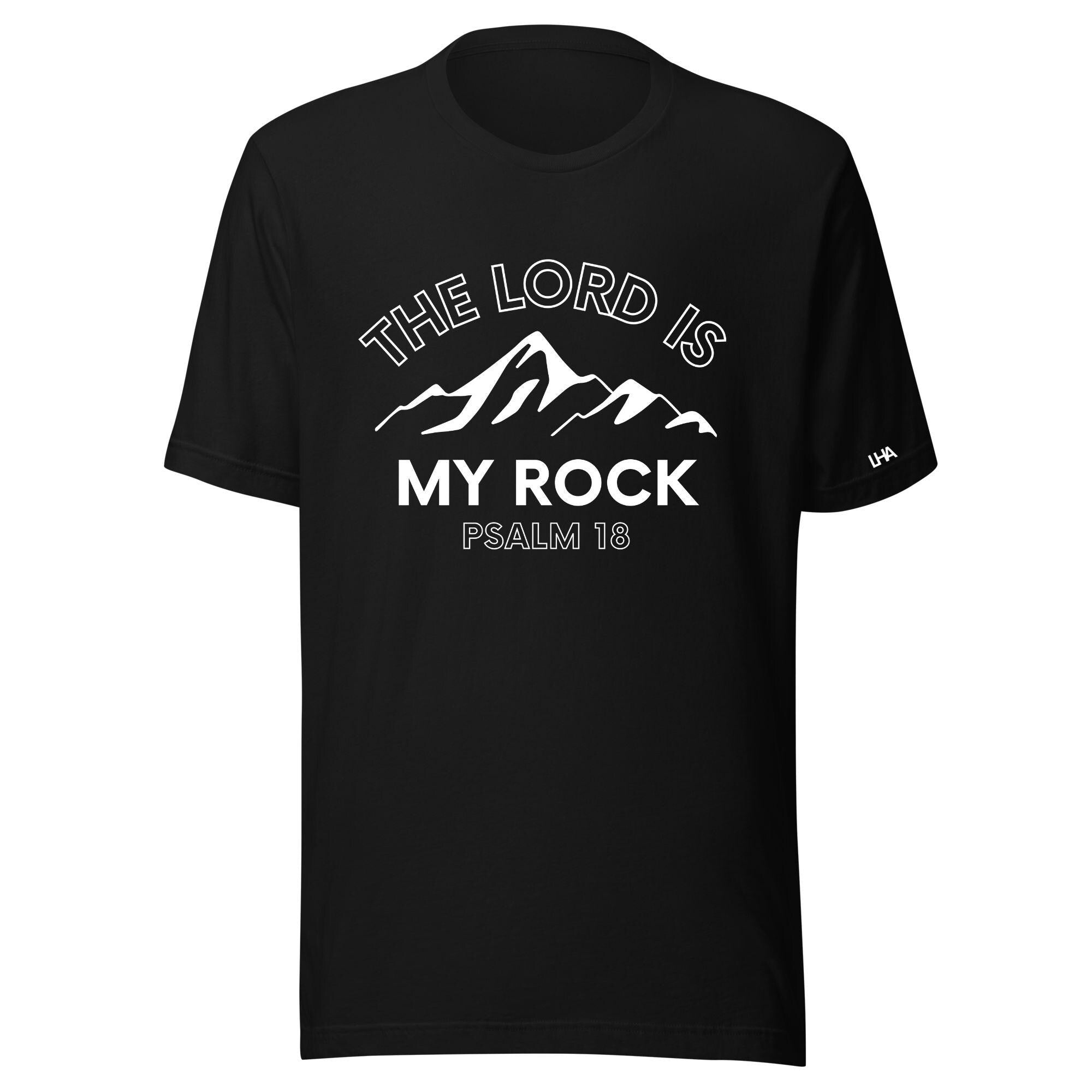 The Lord is My Rock - T-Shirt - Solid Color - Christian Shirt - Bible Verse T-Shirt Gift - Unisex Gift - Gift for Him - Gift for Her
