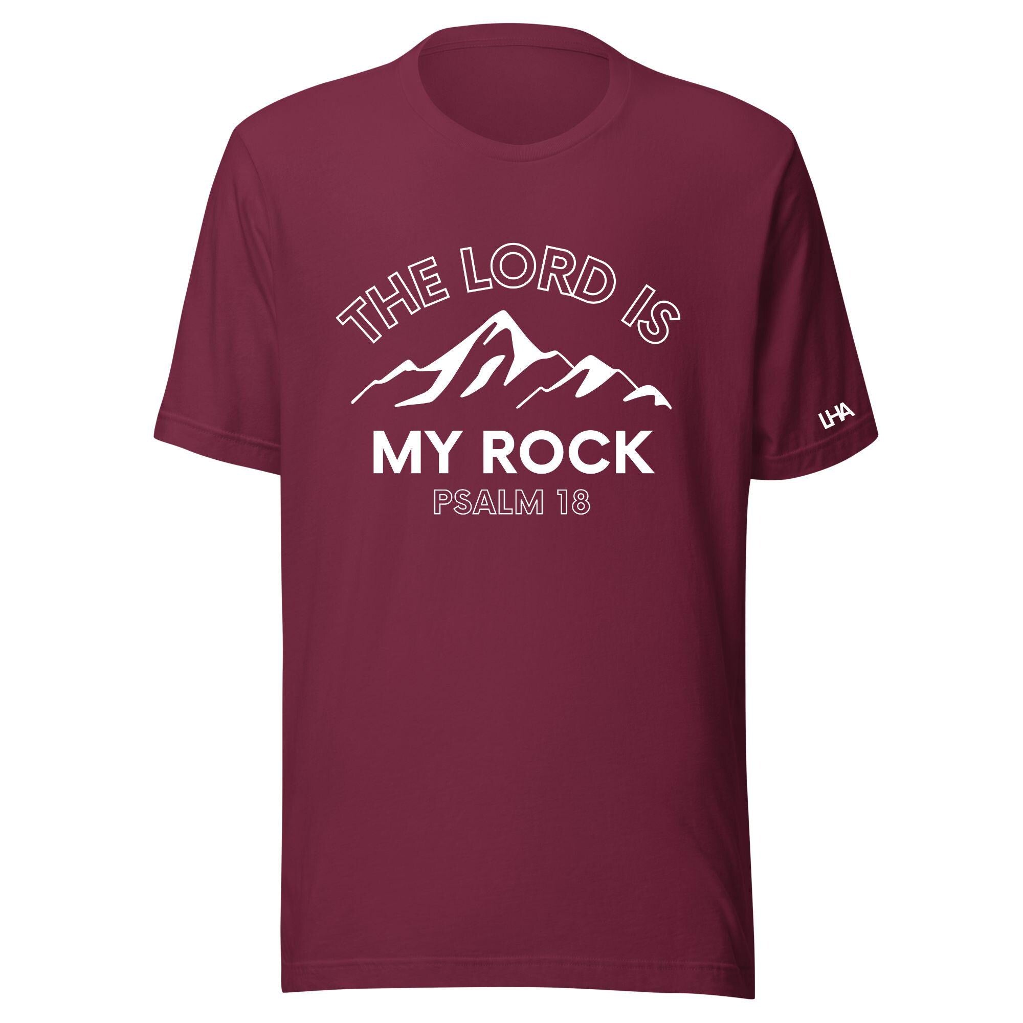 The Lord is My Rock - T-Shirt - Solid Color - Christian Shirt - Bible Verse T-Shirt Gift - Unisex Gift - Gift for Him - Gift for Her