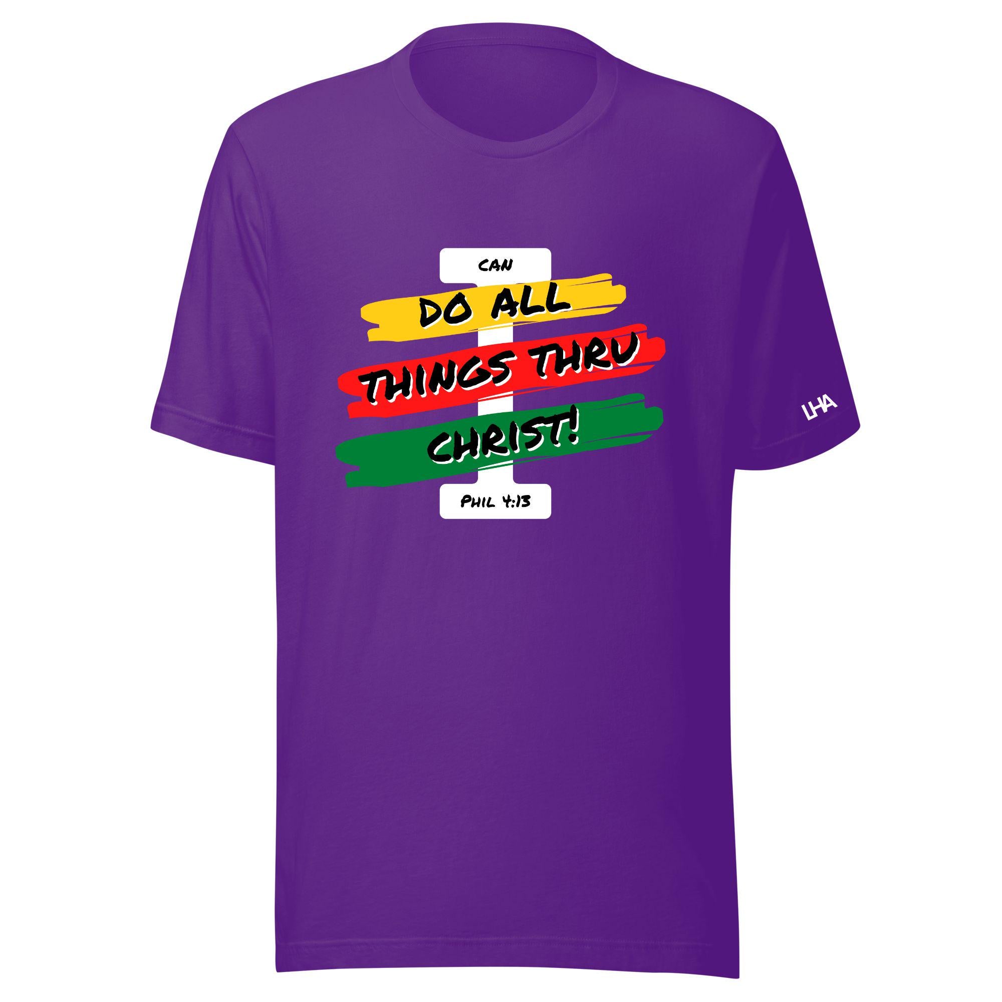 I Can Do All Things T-Shirt - Jam Rock Style - Christian Shirt - Bible Verse T-Shirt Gift - Unisex Gift - Gift for Him - Gift for Her