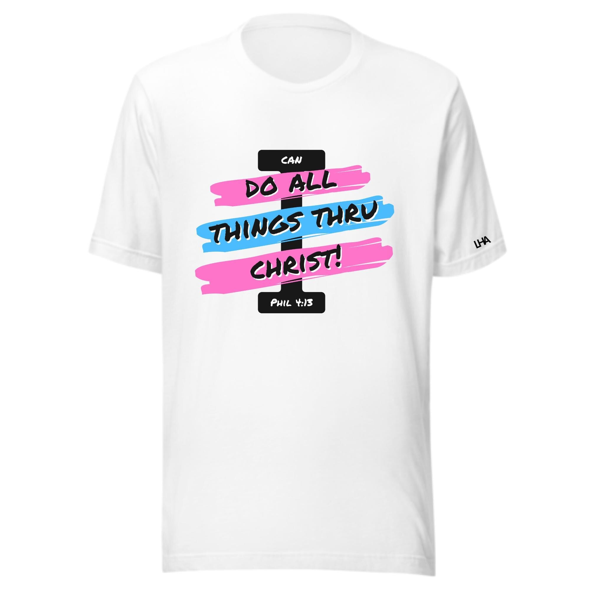 I Can Do All Things T-Shirt - Cotton Candy Style - Christian Shirt - Bible Verse T-Shirt Gift - Unisex Gift - Gift for Him - Gift for Her