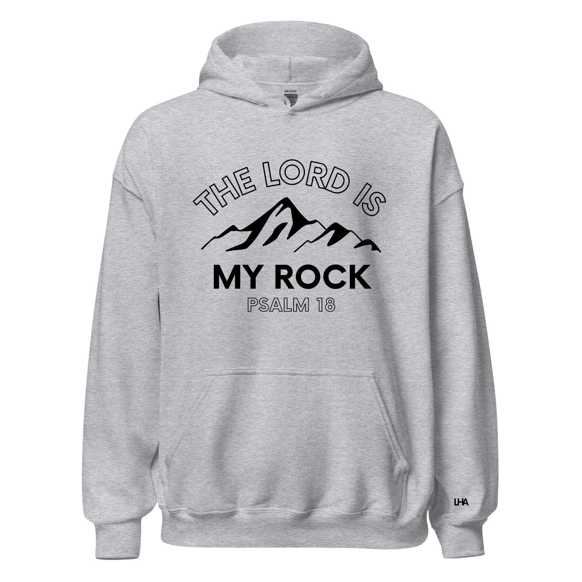 The Lord is my Rock - Solid Style, Hoodie, Christian Shirt, Bible Verse Shirt, Gift for Mom, Gift for Dad, Gift for Her, Gift for Him