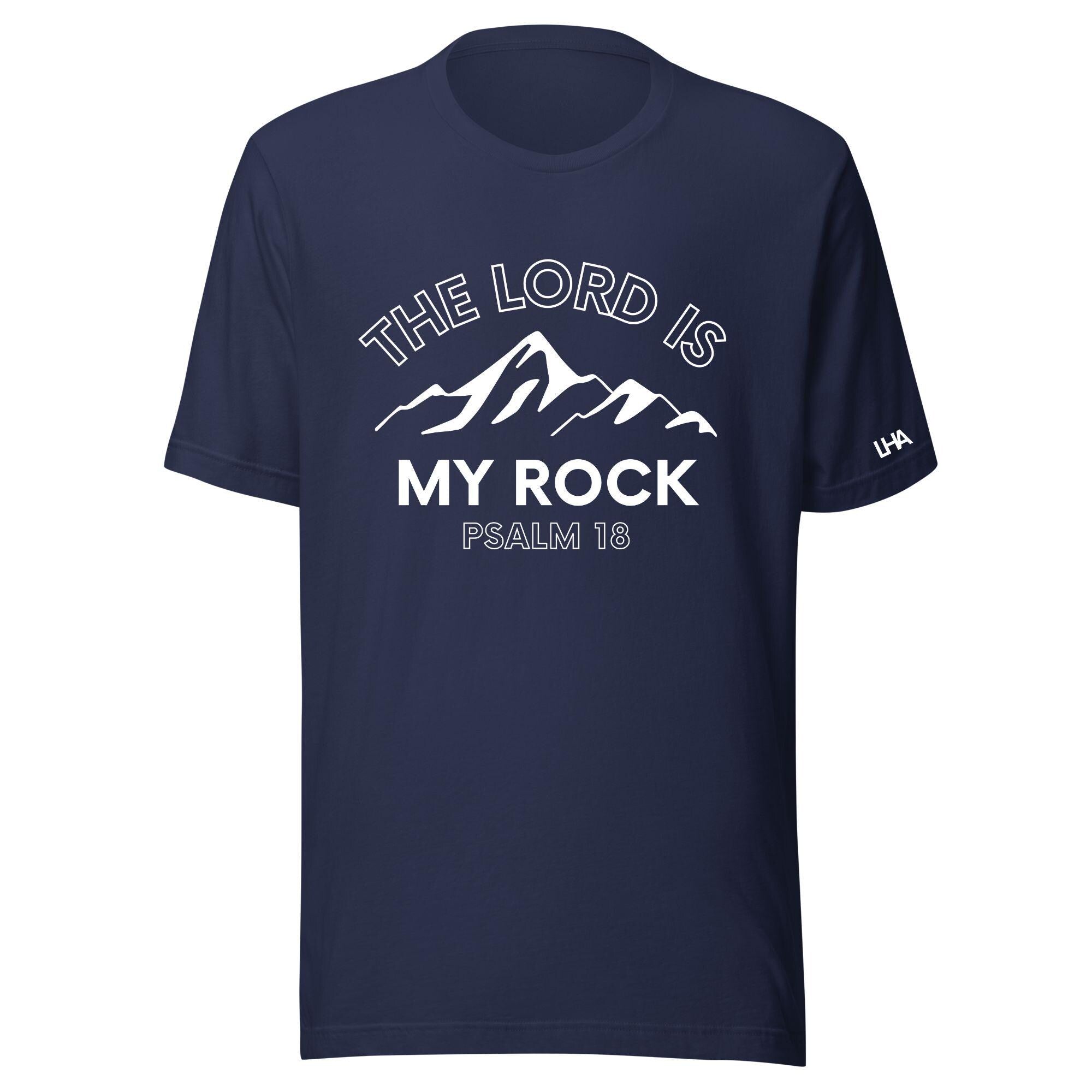 The Lord is My Rock - T-Shirt - Solid Color - Christian Shirt - Bible Verse T-Shirt Gift - Unisex Gift - Gift for Him - Gift for Her
