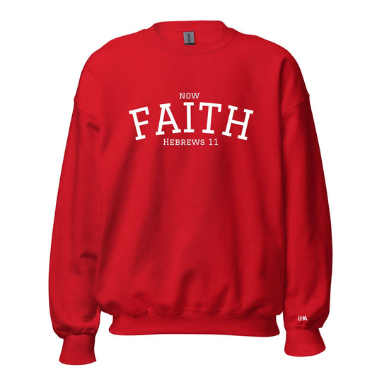 Sweatshirt - Now Faith - Collegiate