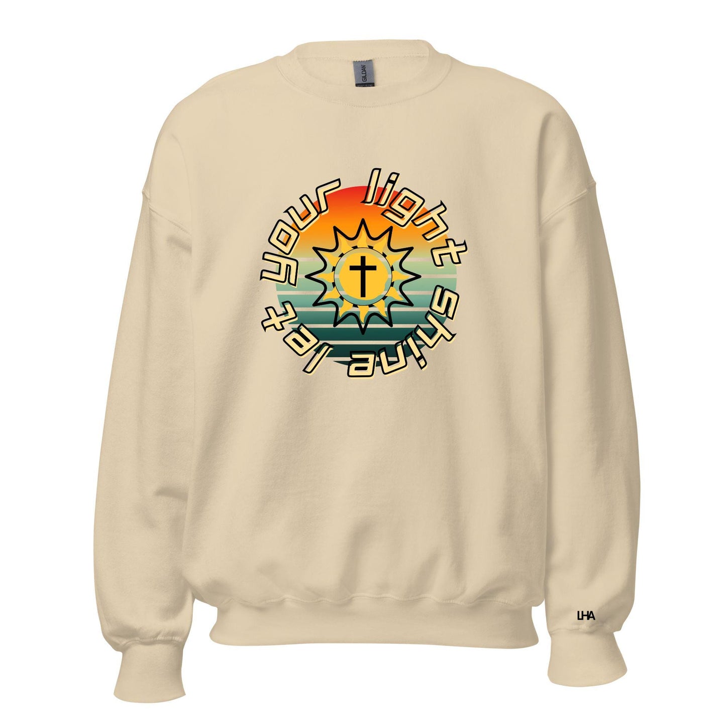 Sweatshirt - Let Your Light Shine - Sunburst