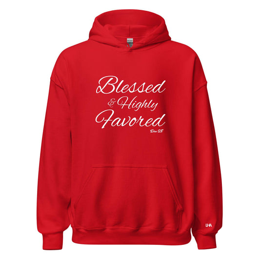Hoodie - Blessed AHF - Cursive
