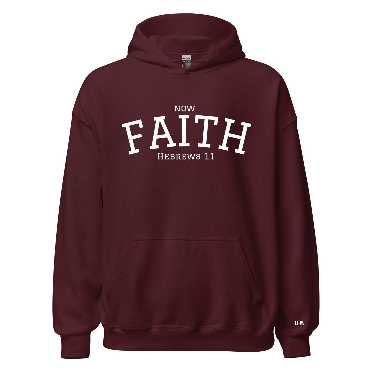 Hoodie - Now Faith - Collegiate