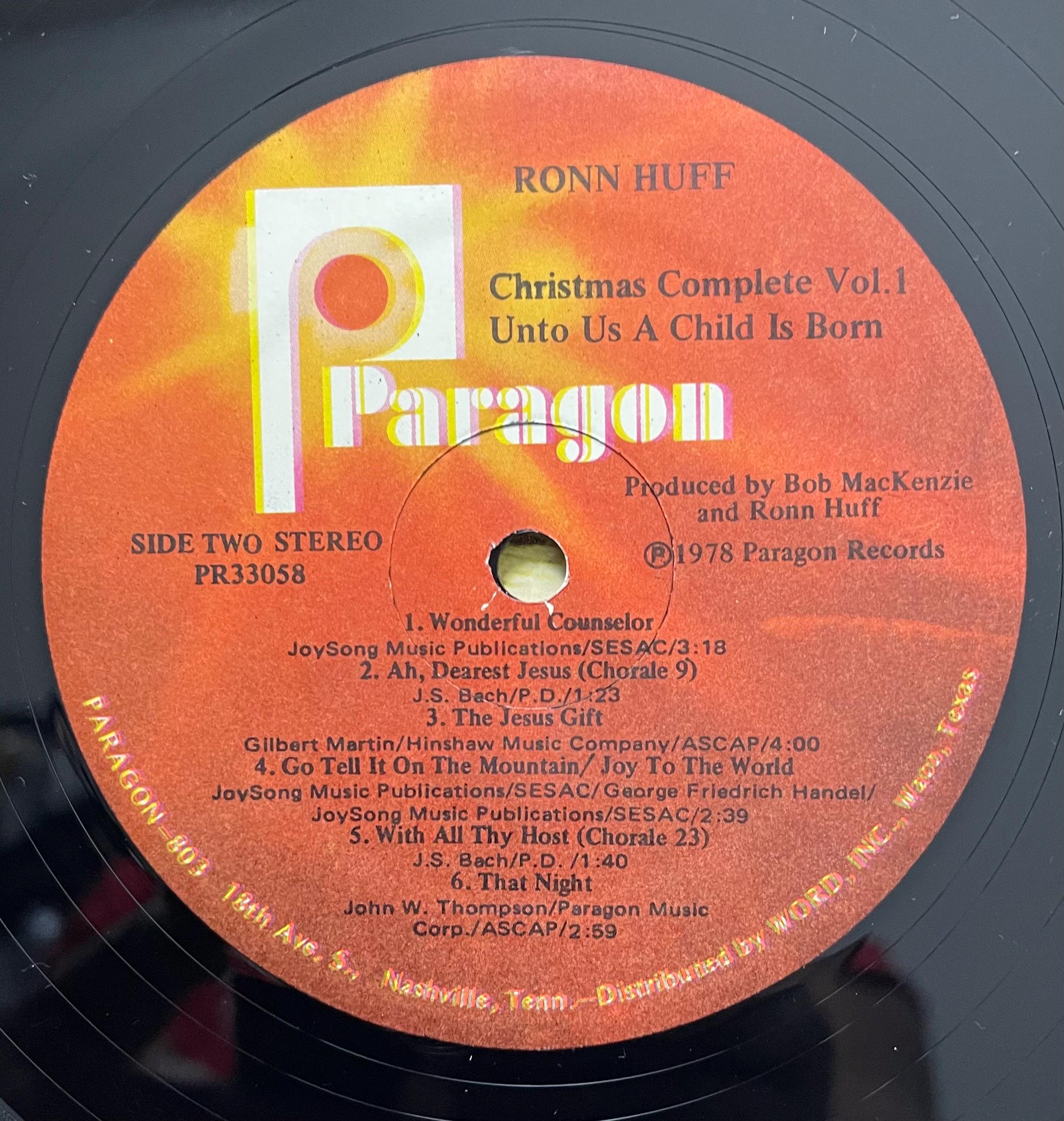 Vintage Vinyl -  The Oklahoma Baptist Festival Choir - featuring The Singing Churchmen - Holiday - Paragon Records - 1978 - (PR33058) VG+