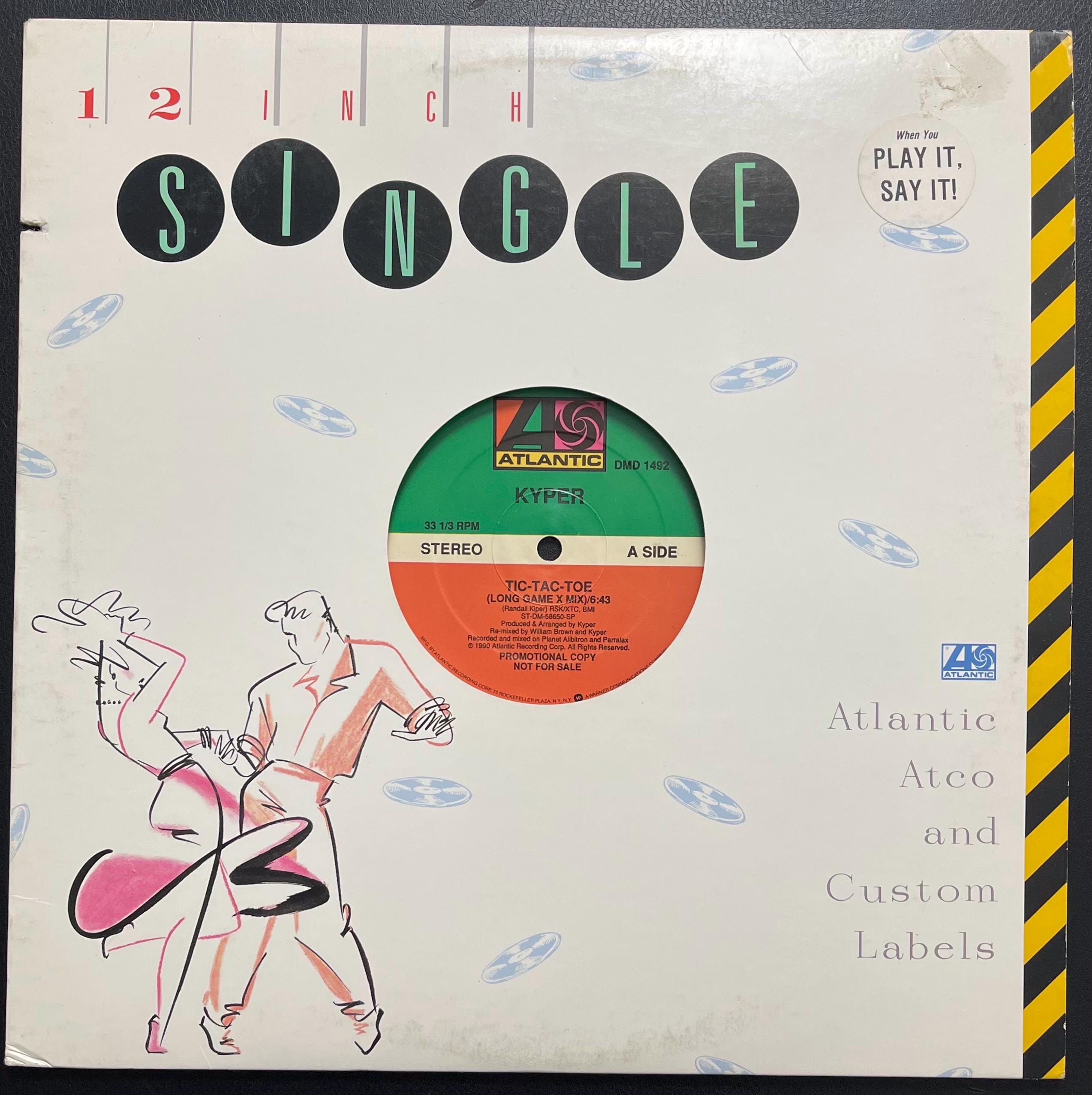 Vintage Vinyl – Kyper - Tic Tac Toe - Atlantic Records – 1990 - Electro-Funk / Electronic/ Bass Music - 12" Vinyl - VG+