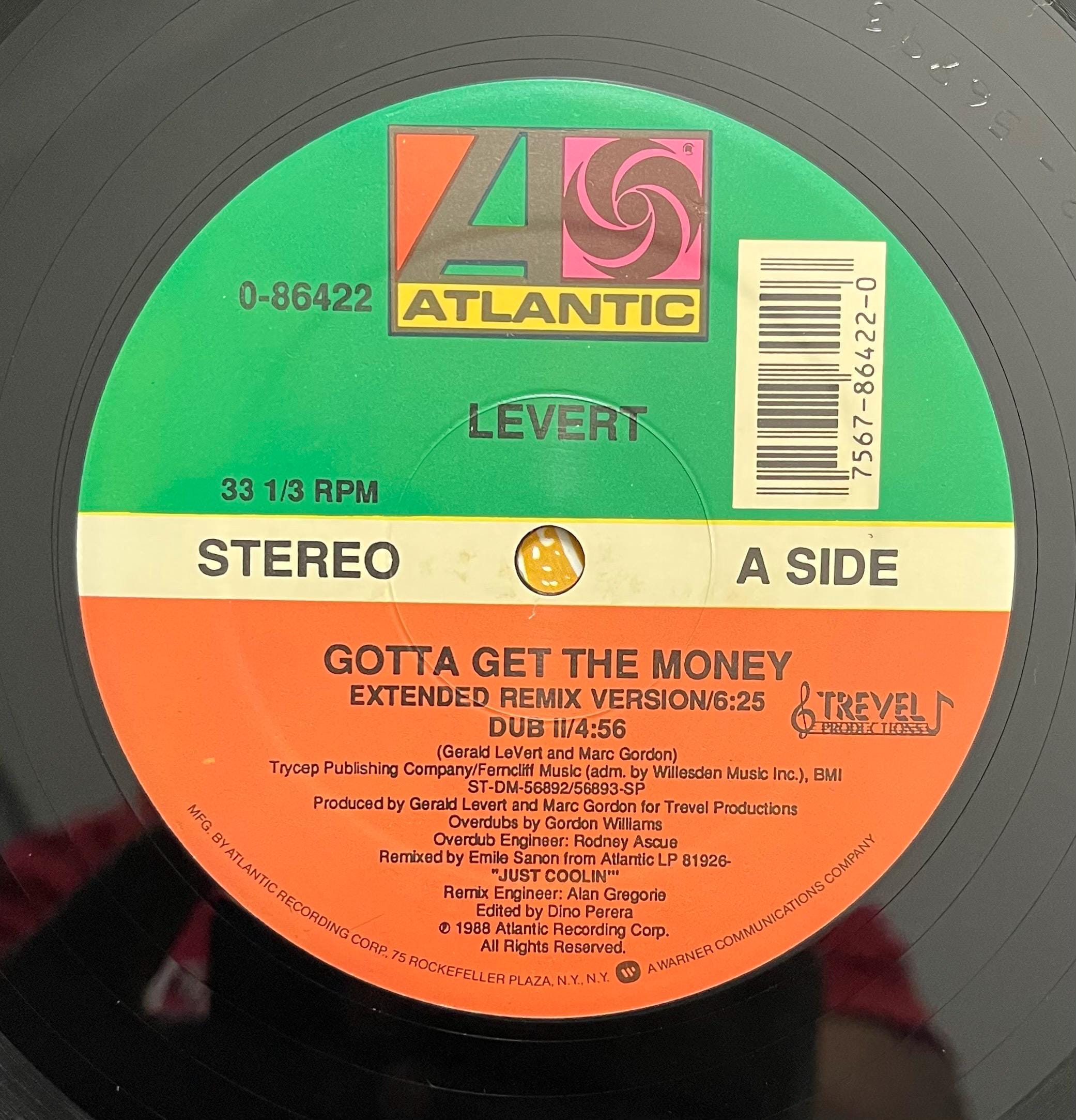 Vintage Vinyl – Levert - Gotta Get The Money - Atlantic Records – 1989 - RNB Swing/ Funk /Soul New Jack - 12" Vinyl - VG+