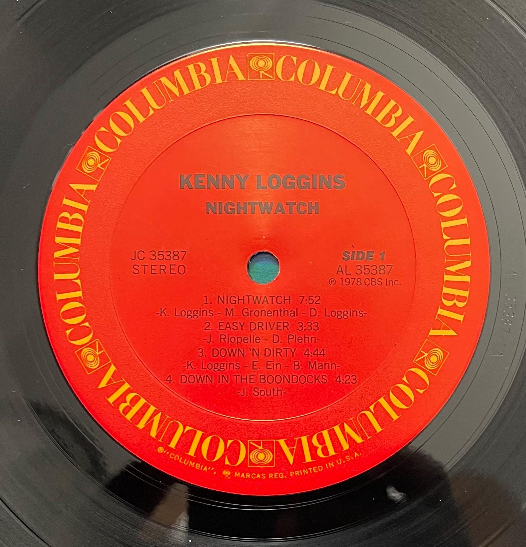 Vintage Vinyl - Kenny Loggins - Nightwatch - Rock/Pop/Soft Rock - CBS Records - 1978 - (CBS 82865) VG+