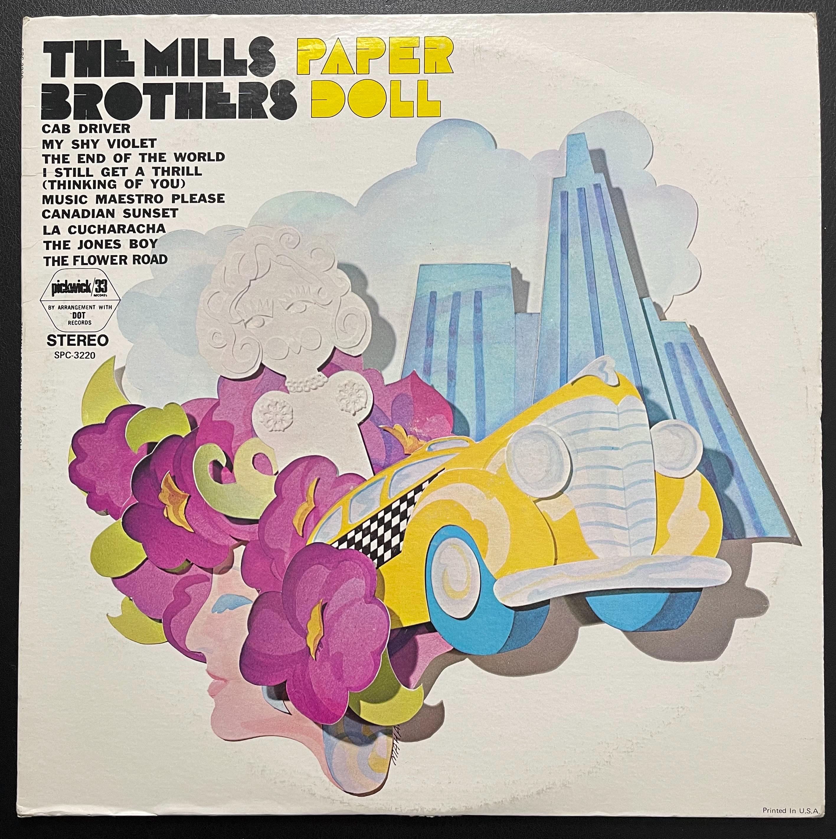 Vintage Vinyl -  The Mills Brothers - Paper Doll - Jazz/Easy Listening - Pickwick Records - 1971 - (SPC-3220) VG+
