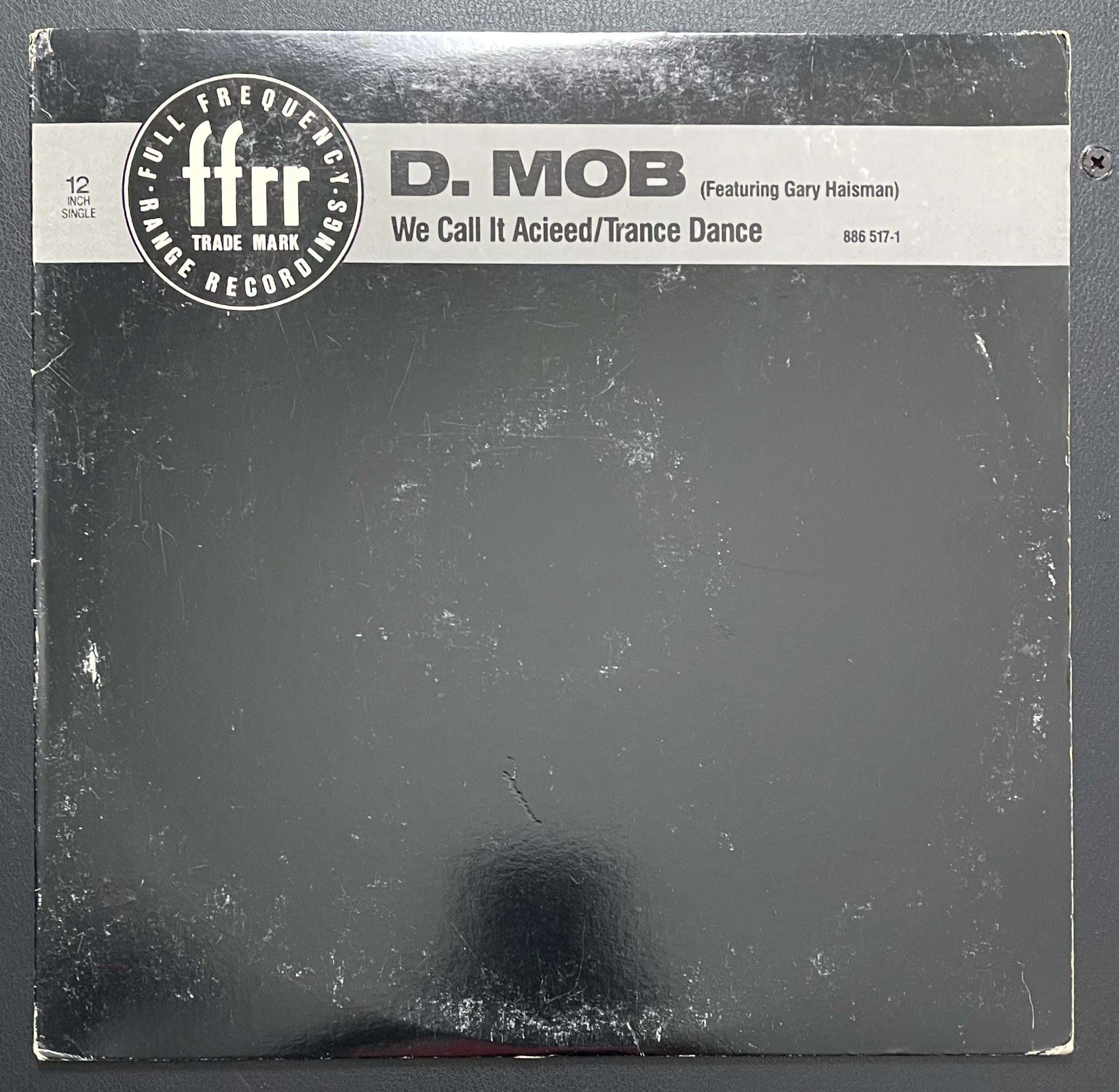 Vintage Vinyl – D Mob - We Call It Acieeed - FFRR Records – 1988 - Acid House/ Electronic/ Netherlands - 12" Vinyl - VG+