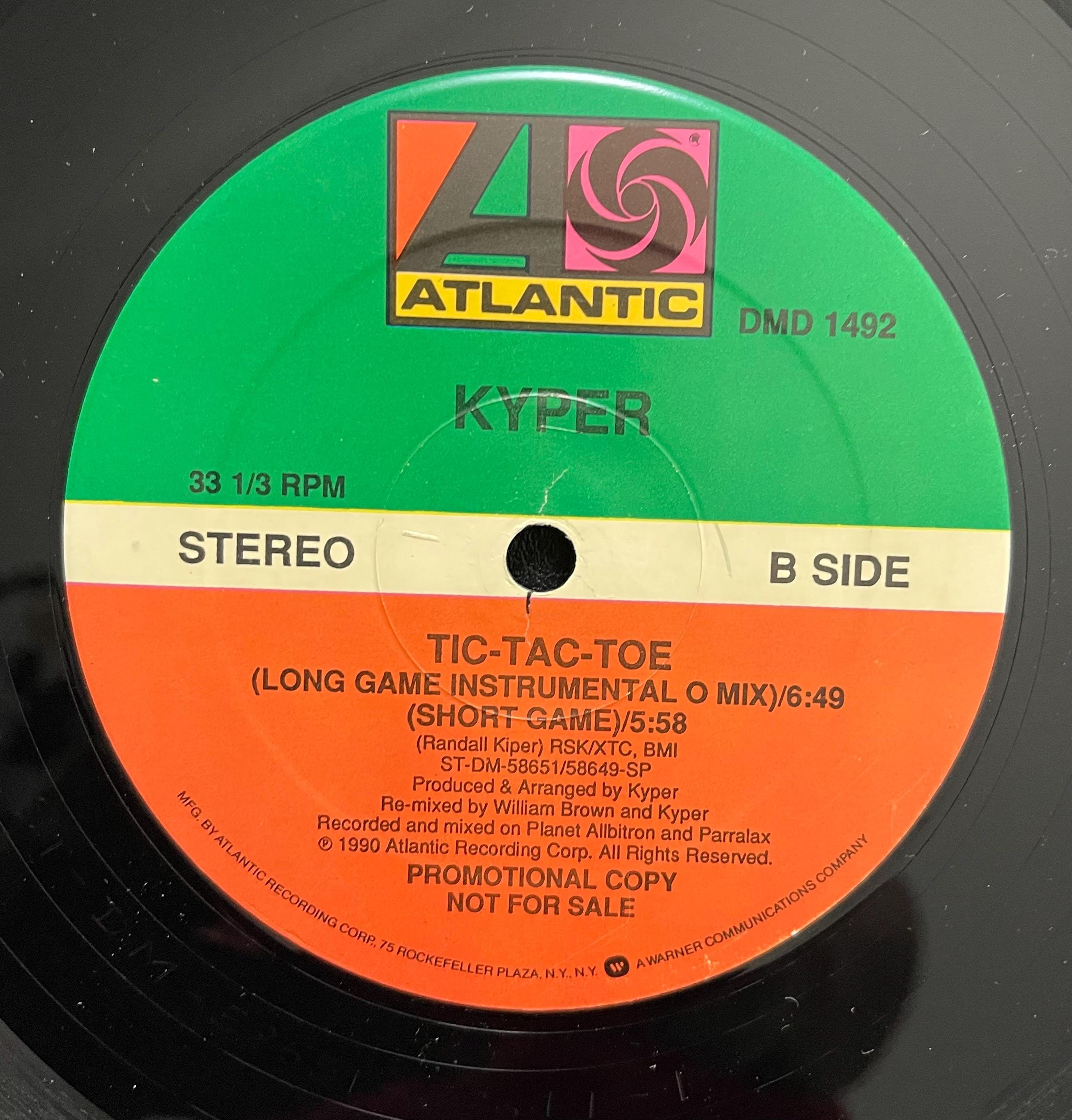 Vintage Vinyl – Kyper - Tic Tac Toe - Atlantic Records – 1990 - Electro-Funk / Electronic/ Bass Music - 12" Vinyl - VG+