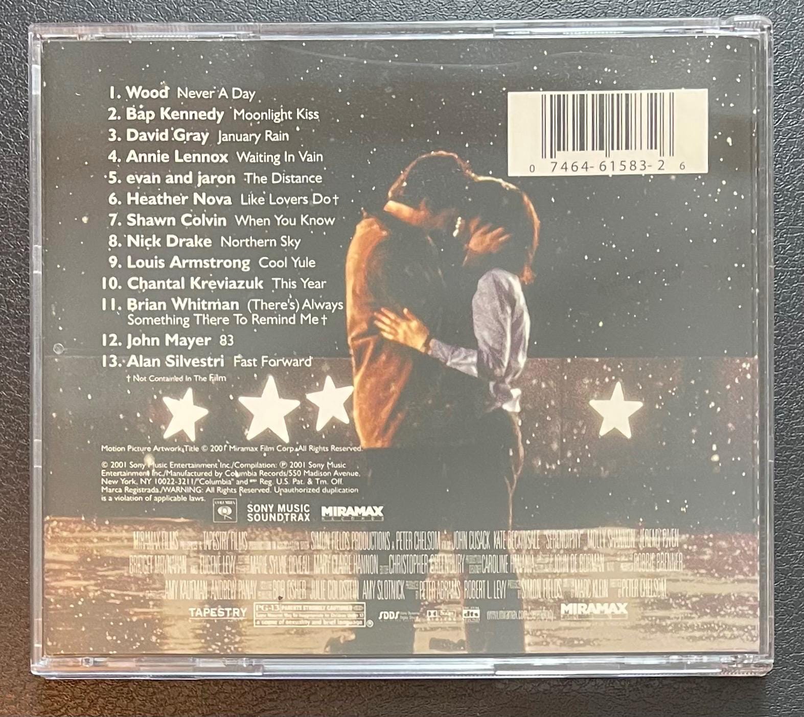Vintage CD - Various - Serendipity (Music From The Miramax Motion Picture) - 2001 - Pop/Stage & Screen - Sony Records - CK 61583 - VG+