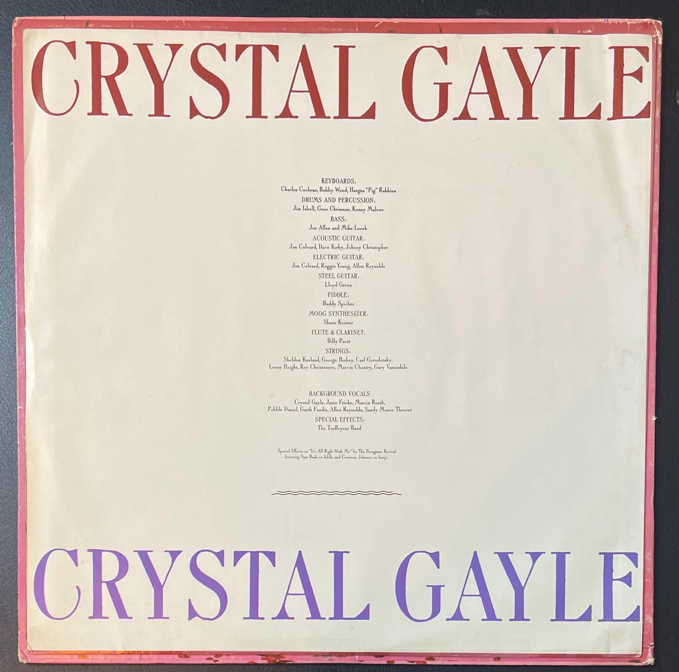 Vintage Vinyl - Crystal Gayle - We Must Believe In Magic - Pop Rock/Soft Rock/ Country - United Artists Records - 1977 - VG+