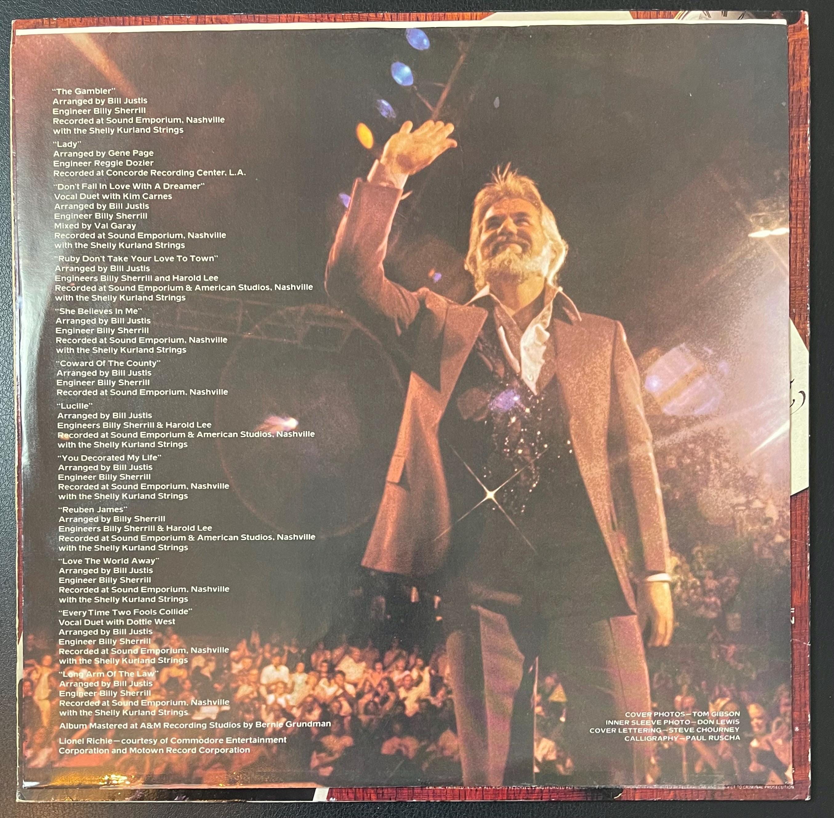 Vintage Vinyl - Kenny Rogers - Kenny Rogers' Greatest Hits - Pop Rock/Soft Rock/Country - Liberty Records - 1980 - VG+