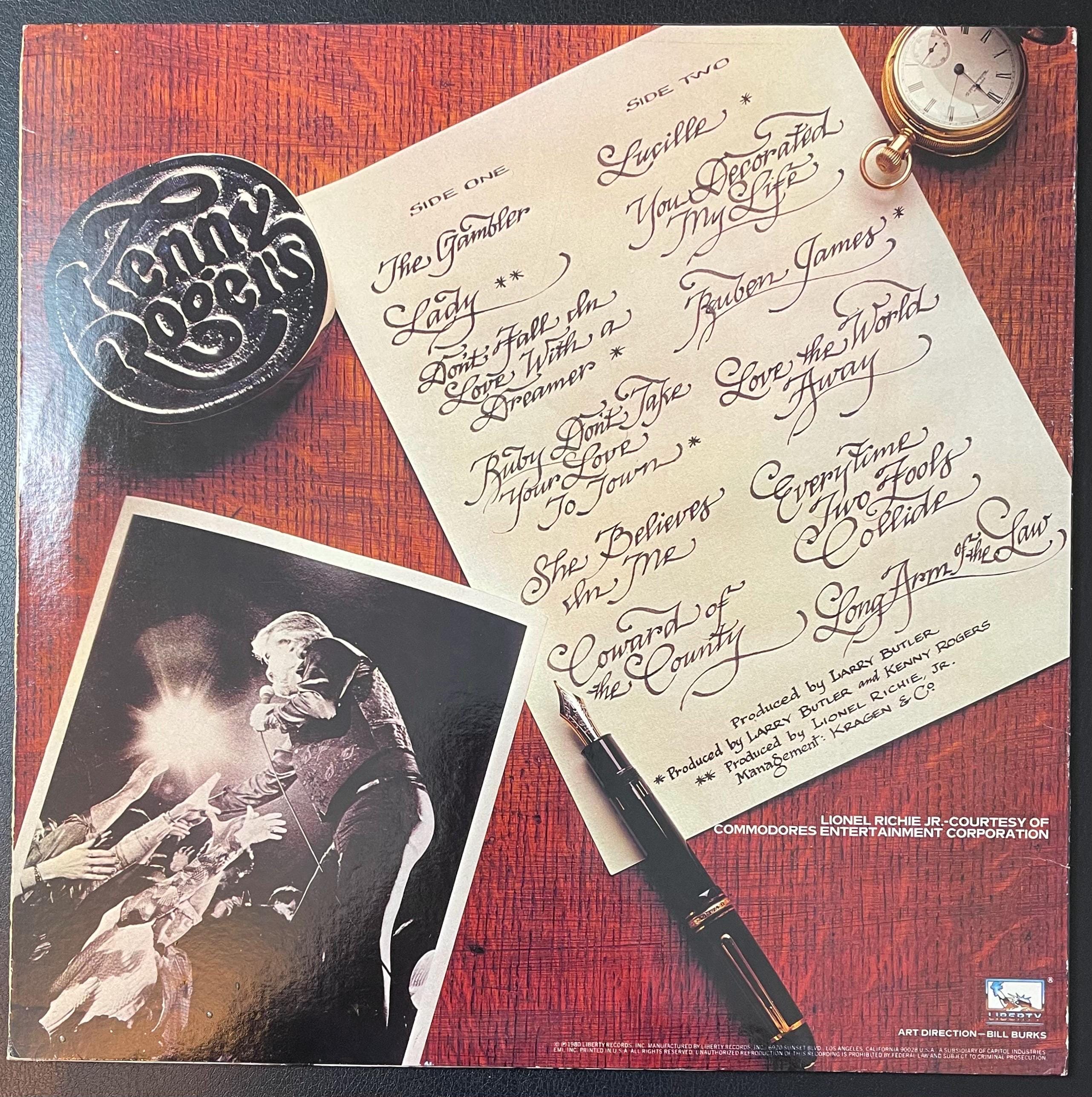 Vintage Vinyl - Kenny Rogers - Kenny Rogers' Greatest Hits - Pop Rock/Soft Rock/Country - Liberty Records - 1980 - VG+